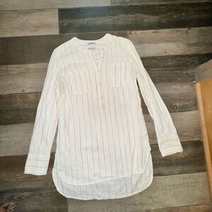 Merona Multicolor Striped Button-Up Shirt